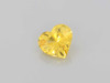1.53 Carat Heart Yellow Sapphire Gemstone – Vivid Intense