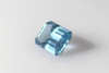 1.79 Carat Octagon Cut Aquamarine Gemstone, Medium Intense Blue