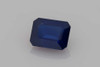 Octagon Cut Blue Sapphire Gemstone 3.12 Carat Vivid Intense