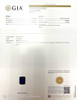Octagon Cut Blue Sapphire Gemstone 3.12 Carat Vivid Intense