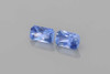 Octagon Cut Blue Sapphire Gemstone – 0.73 Carat – Medium Light, Matched Pair