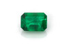 1.01 Carat Octagon Cut Emerald Gemstone, Deep Green, GIA Certified