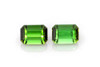Octagon Cut Green Tourmaline Gemstone – 2.39 Carat, Vivid Rich, Matched Pair