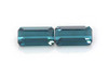 7.22 Carat Octagon Cut Indicolite Blue Tourmaline Gemstone – Vivid Intense Blue-Teal, Matched Pair