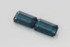 7.22 Carat Octagon Cut Indicolite Blue Tourmaline Gemstone – Vivid Intense Blue-Teal, Matched Pair