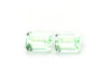Octagon Cut Mint Tourmaline Gemstone, 2.9 Carat – Medium Intense Green, Matched Pair