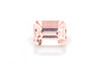 Octagon Cut Peach Morganite Gemstone – 1.61 Carat, Vivid Intense Orange-Pink-Peach