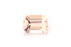 Octagon Cut Peach Morganite Gemstone, 5.17 Carat – Vivid Intense Orange-Pink-Peach