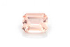 1.88 Carat Octagon Cut Peach Morganite Gemstone – Vivid Intense Orange-Pink-Peach