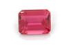 3.85 Carat Octagon Cut Pink Tourmaline Gemstone, Deep