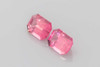 1.81 Carat Octagon Cut Pink Tourmaline Gemstone – Vivid Rich, Matched Pair