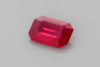 Vivid Intense Red Octagon Cut Ruby Gemstone – 1.38 Carat, GIA Certified