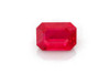 1.04 Carat Octagon Cut Ruby Gemstone, Vivid Intense Red, GIA Certified