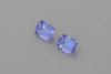 Octagon Cut Tanzanite Gemstone – Medium Intense Purple-Blue – 0.46 Carat, Matched Pair