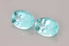 11.34 Carat Oval Aquamarine Gemstone, Medium Intense Blue, Matched Pair