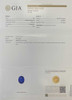 3.94 Carat Oval Blue Sapphire Gemstone – Vivid Intense, GIA Certified