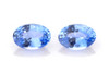 1.57 Carat Oval Blue Sapphire Gemstone – Light, Matched Pair