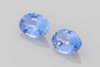 1.57 Carat Oval Blue Sapphire Gemstone – Light, Matched Pair
