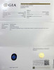 Oval Blue Sapphire Gemstone 6.03 Carat Vivid Intense
