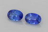 Oval Blue Sapphire Gemstone – Vivid Rich – 1.14 Carat, Matched Pair