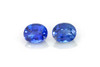Oval Blue Sapphire Gemstone – Vivid Intense – 1.56 Carat, Matched Pair