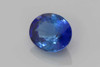3.22 Carat Oval Blue Sapphire Gemstone, Vivid Intense, Unheated, GIA Certified
