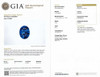 Oval Blue Sapphire Gemstone 5.48 Carat Vivid Intense