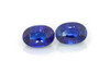 Oval Blue Sapphire Gemstone – Vivid Intense – 1.34 Carat, Matched Pair