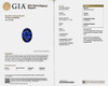 Oval Blue Sapphire Gemstone – Deep – 3.01 Carat, GIA Certified