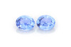 Oval Blue Sapphire Gemstone – Light – 1.45 Carat, Matched Pair