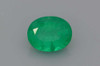 3.29 Carat Oval Emerald Gemstone, Medium Light Green