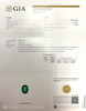 5.25 Carat Oval Emerald Gemstone, Vivid Rich Green, GIA Certified