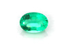 Oval Emerald Gemstone – Medium Light Green – 0.71 Carat, GIA Certified