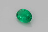 Oval Emerald Gemstone – Vivid Rich Green – 0.66 Carat, GIA Certified
