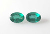 1.76 Carat Oval Emerald Gemstone – Vivid Rich Green, Matched Pair