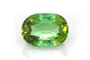 5.78 Carat Oval Green Tourmaline Gemstone, Vivid Intense