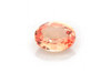 Oval Padparadscha Sapphire Gemstone, 0.63 Carat – Vivid Intense Orange-Peach