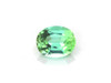 Oval Mint Tourmaline Gemstone 3.16 Carat Vivid Intense