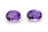 Oval Purple Amethyst Gemstone – 15.96 Carat, Medium Light, Matched Pair