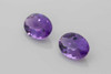 Oval Purple Amethyst Gemstone – 15.96 Carat, Medium Light, Matched Pair