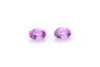 Oval Purple Sapphire Gemstone – Medium Intense – 1.15 Carat, Matched Pair