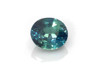 2.01 Carat Oval Teal Sapphire Gemstone, Vivid Intense Green-Teal, Unheated, GIA Certified