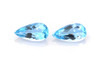 Pear Shape Aquamarine Gemstone, 5.3 Carat – Deep Blue, Matched Pair