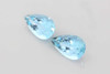 Pear Shape Aquamarine Gemstone – Vivid Intense Blue – 13.04 Carat, Matched Pair