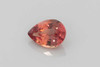Pear Shape Padparadscha Sapphire Gemstone, 1.13 Carat – Vivid Intense Brown, Unheated