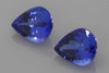 Pear Shape Tanzanite Gemstone – 5.57 Carat, Vivid Intense Blue, Matched Pair
