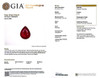 Pear Shape Ruby Gemstone 2.02 Carat Vivid Intense