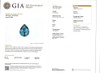 Vivid Intense Blue-Teal Pear Shape Teal Sapphire Gemstone – 2.07 Carat, GIA Certified