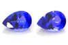 Pear Shape Tanzanite Gemstone – 8.07 Carat, Vivid Intense Blue, Matched Pair