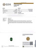 2.1 Carat Rectangular Cushion Green Sapphire Gemstone – Vivid Intense, Unheated, GIA Certified